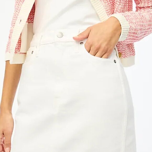 Denim Midi Skirt - Picture 2 of 8